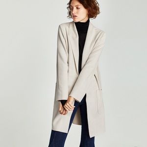 Zara Faux Suede Coat
